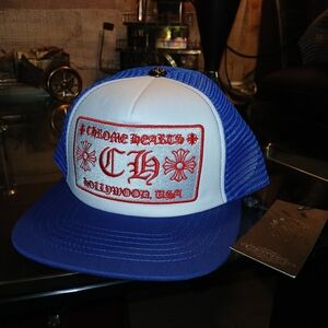 Chrome Hearts CH Hollywood Trucker Hat♠️💎🔥